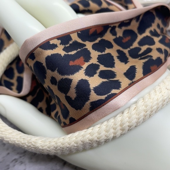 Cheetah Silk Scarf Wrap Adjustable Belt - Picture 11 of 11